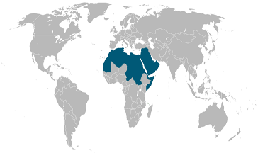 Landen waar de Arabische taal de officiële taal is.