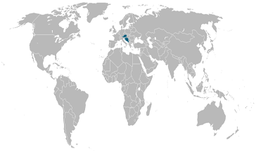 Landen waar het Kroatisch een officiële (regionale) taal is.