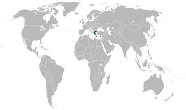 Landen waar het Grieks de officiële taal is. 