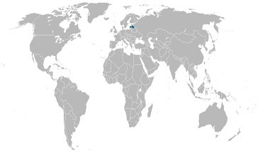 Land waar het Lets de officiële taal is. 