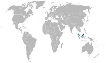 Landen waar het Maleisisch een officiële taal is.