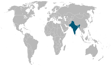 Landen waar het Punjabi een veelgesproken taal is.