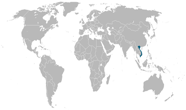 Land waar het Vietnamees de officiële taal is.