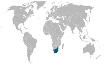 Land waar het Afrikaans de officiële taal is. 