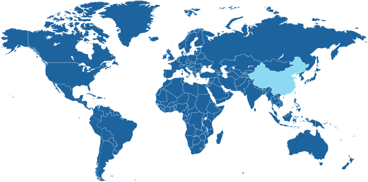 Landen waar het Chinese een officiële taal is.